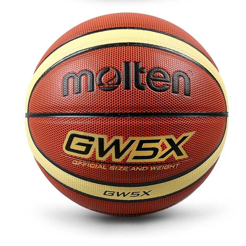 Offisiell standard størrelse 5 basketball ball 5 innendørs / utendørs holdbar basketball konkurranse trening pu lær basketball: Gw5x