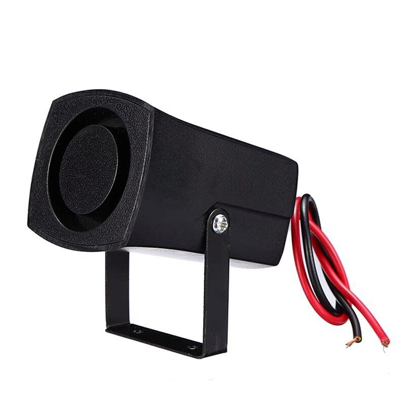 Sirena de advertencia envolvente de 6 tonos, alarma de respaldo automático, bocina de sonido, bocina Invisible delgada