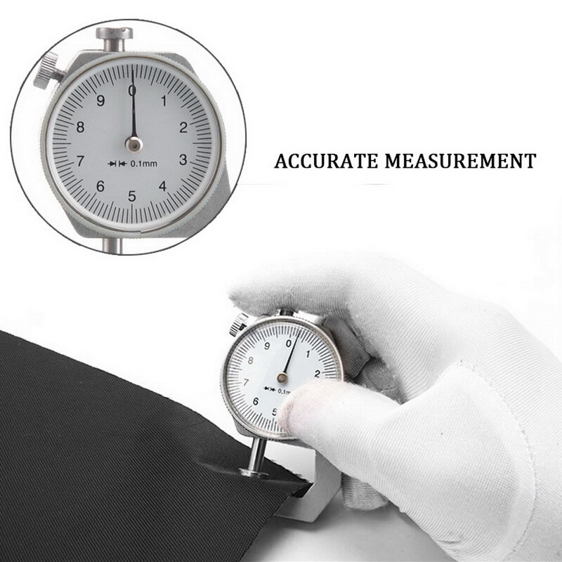 0-10/20mm Zifferblatt Dicke Messgerät Leder Papier Dicke Meter Tester Für Leder Flim Papier