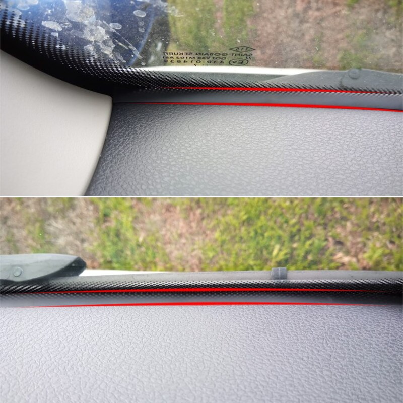 QCBXYYXH Auto-Styling Gummi Anti-Lärm Schalldichte Staubdichte Auto Armaturenbrett Windschutzscheibe Dicht Streifen Für Lada Granta -