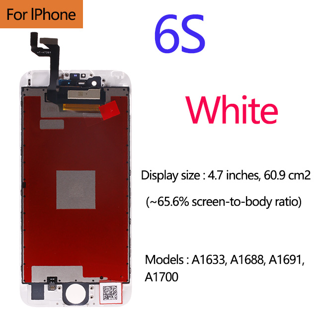 AAA+++ für iPhone 5 5s 5c 6 7 LCD Anzeige Touchscreen für 6s 7 8 Plus SE 100 % nagelneu LCD Digitizer gehärtet +: Smaragd Grün