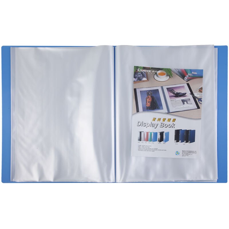 Comix Nf40a3 Folder for Documents Clip (40 Pocket) A3 Folder File Folder for Document Folder for Paper Standard Display Book