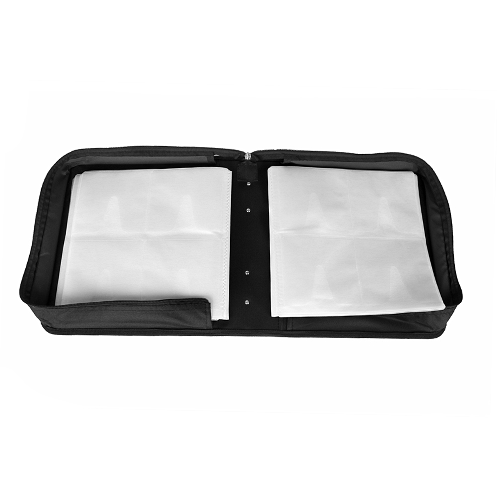 Oxford – sac en tissu pour CD et DVD, mallette de transport de grande capacité, organisateur de disques et d&#39;albums, mallette de rangement des médias