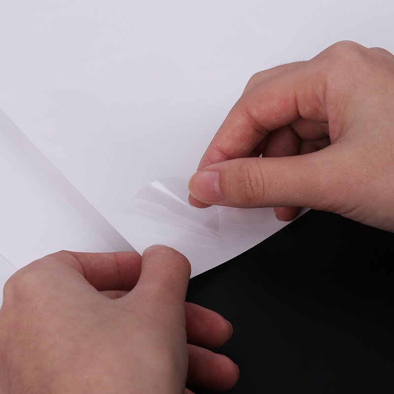 Circular Transparent Dicht Paste PVC Clip Label Aufkleber DIY Selbst-Klebe Dicht Paste