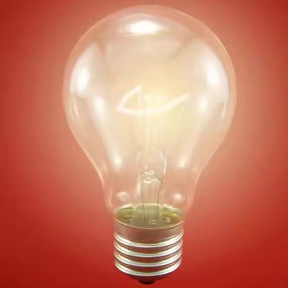 Honeyfly 10 stk.  a55 glødepærer  e27 b22 220v 40w 60w 100w 95*55mm 2700k gammeldags wolframlampe med klart glasdæksel