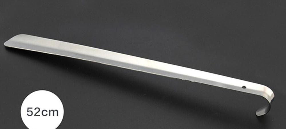 Edelstahl schuhlöffel 15-80 cm 7 größen schuhlöffel Schuh heber schuh Zubringer metall schuh Auszieher: 52CM