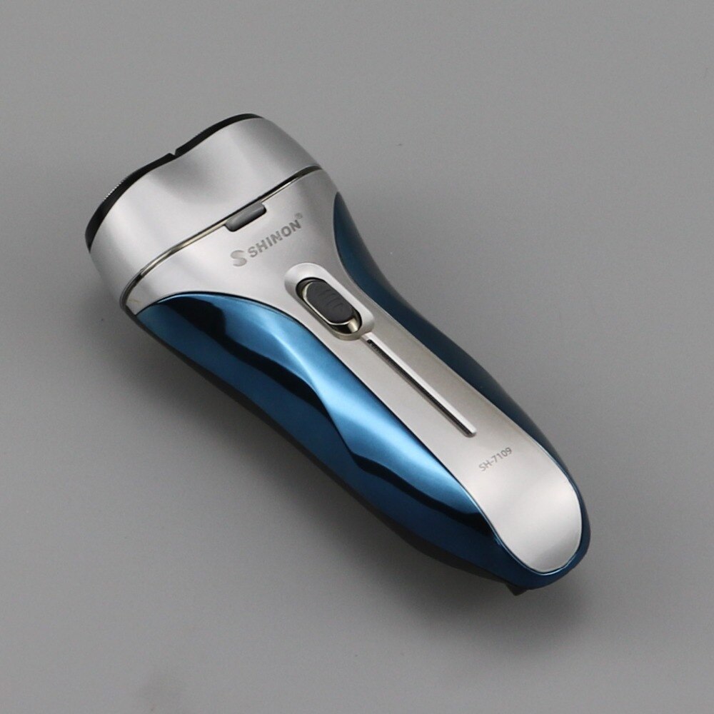 Rasoir électrique rotatif à lame flottante pour hommes, rechargeable, de voyage, pour barbe, appareil électronique