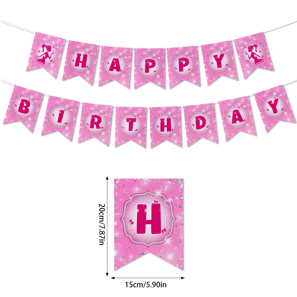 Vaisselle jetable pour fête à thème rose pour filles, assiette en papier, tasse, serviette, princesse, décor de fête d'anniversaire pour enfants, fournitures de réception pour bébé