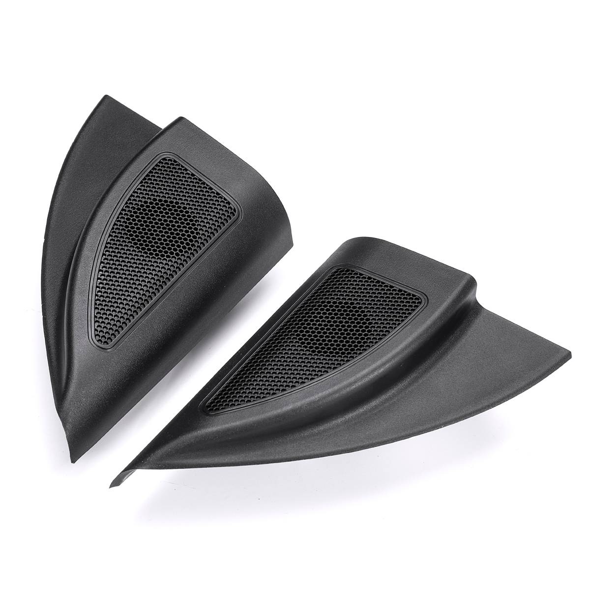 Paar Auto Tweeter Audio Trompet Speakers Tweeter Front Driehoek Hoofd Tweeter Luidspreker Met Draad Voor Solaris