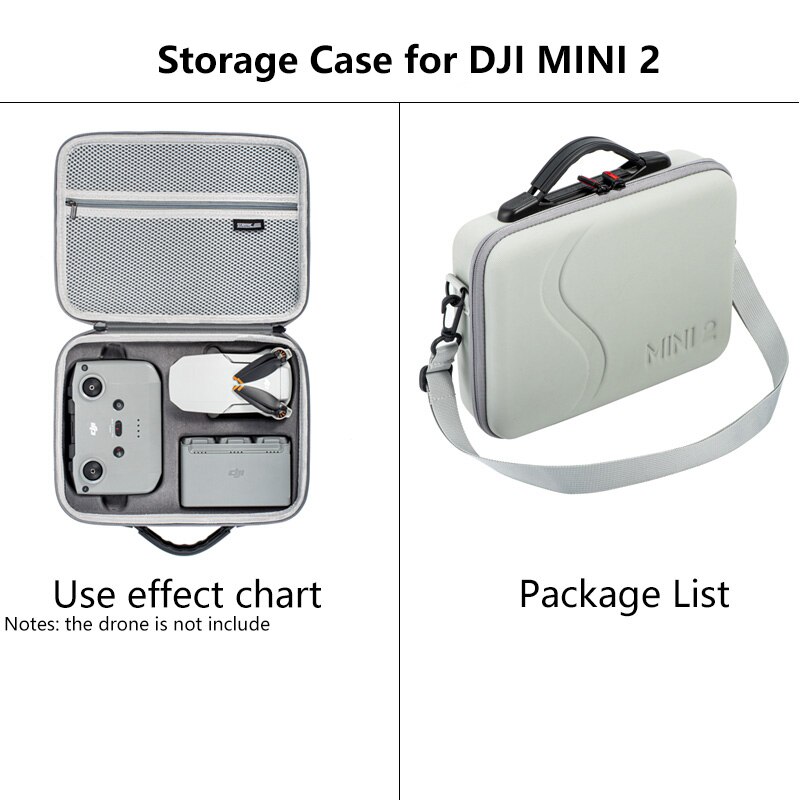 DJI Mini 2 Shoulder Bag Handbag PU Portable Carrying Case Mavic Mini Drone Accessories Storage Bag Mini SE 3 PRO Safety Case Bag: Handbag-Mini 2
