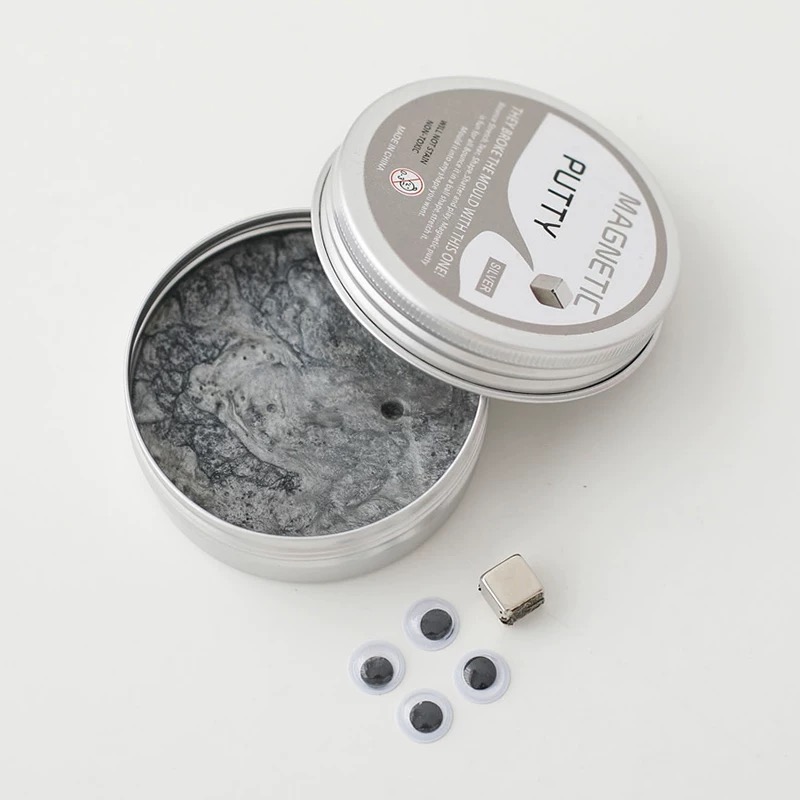 freundlicher Montessori Magnetischer Mastix betonen Hüpfendes Silikon DIY Knetmasse Plastilin Ferrofluid Kindergeschenke