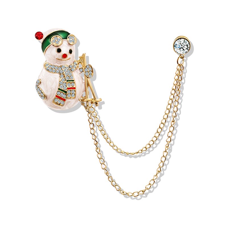 Misananryne Mooie Mode Jaar Kerst Laarzen Broche Kerstman Schoenen Vervoer Strass Broche Sieraden: S07758