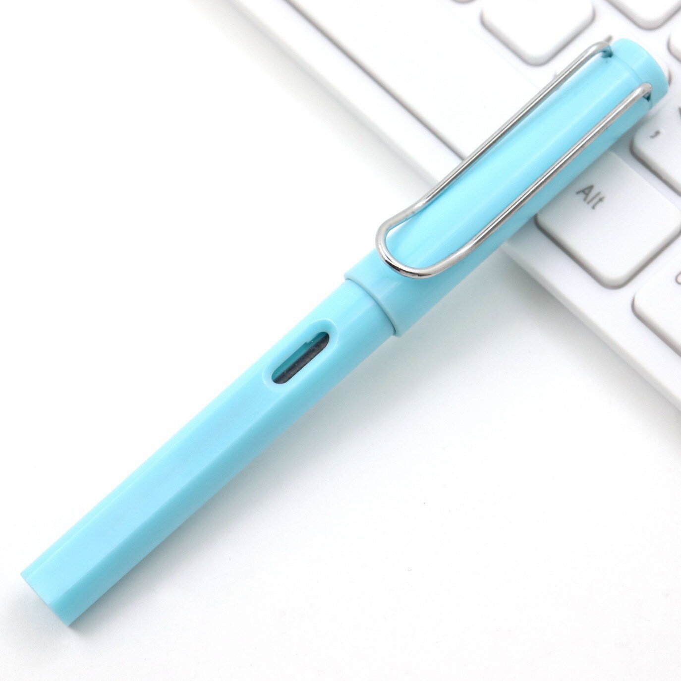 Eternal Pencil Technology Unlimited Writing No Ink Portable Pencil Reusable Erasable Art Sketch Painting Tool Kid Stationery: Tian Lan