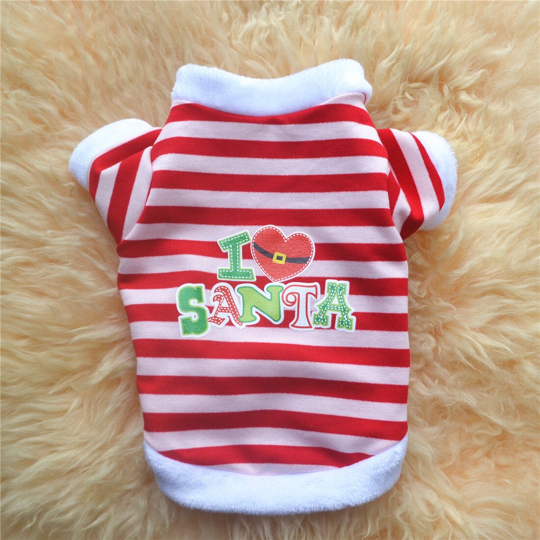 Warme Winter Hond Kleding Soft Fleece Pet Kleding Kerst Hond Jas Jas Jaar Chihuahua Honden Huisdieren Kleding Roupa Cachorro: F / L