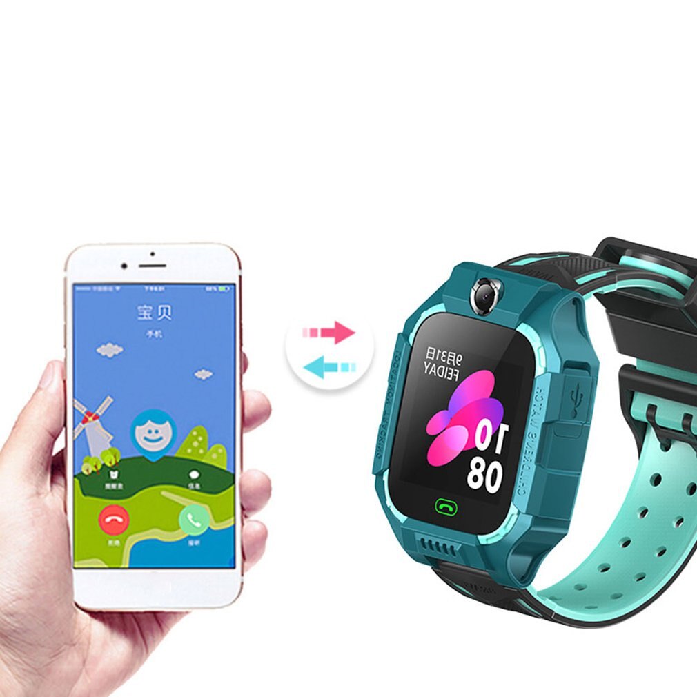 Barn smart klocka telefon med gps lokalisering stegräknare fitness tracker touch kamera anti förlorade väckarklocka