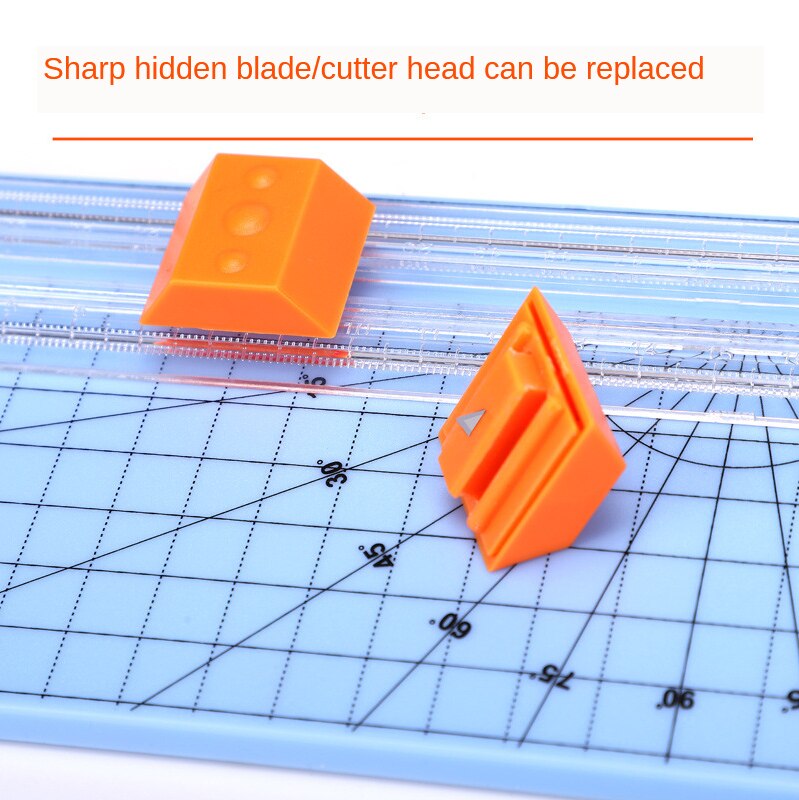 Multi-leaf Mini small plastic paper cutter manual knife a4 manual sliding paper cutter desktop photo paper cutter