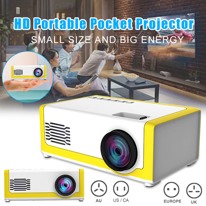 Mini LED Projector High-definition LCD Portable Mobile Phone Home Projector AS99