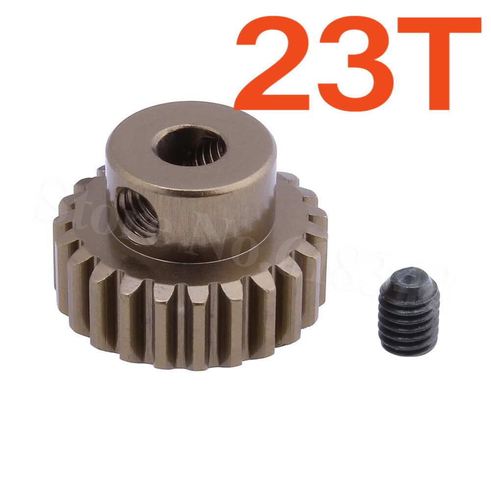Metal 48P Spur Gear 92T 85T 80T Motor Pinion Gears 19T 20T 21T 22T 23T 24T 25T 26T For Sakura D3 XI Zero S 1:10 RC Drift Car: 23T Pinion gear