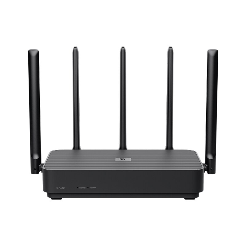 Original Xiaomi Router 4 Pro Gigabit 2.4G/5.0GHz Dual-Band 1317Mbps WiFi 128MB 5 High Gain Antennas Wider IPv6 Wireless Router: Add EU Adapter