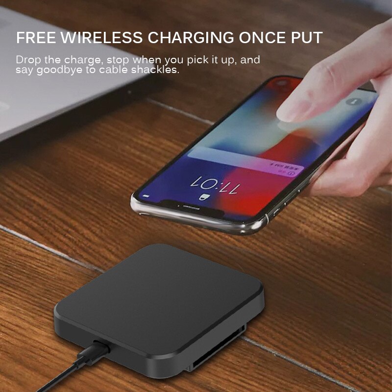 15w draadloze opladers, staande snellader, opvouwbare multifunctionele draadloze oplader voor iphone en samsung