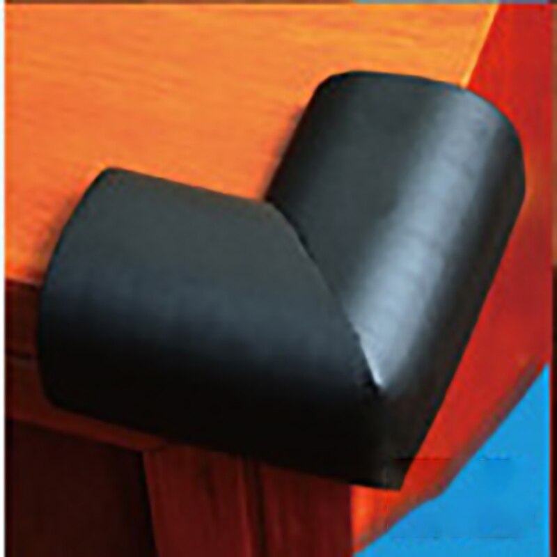 1pc mjuka barnsäkra hörnskydd bord skrivbord hörnskydd barn säkerhetskantskydd för baby barn skydd: Svart