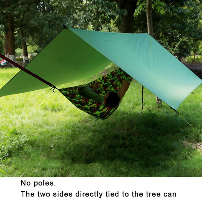 Namiot podłogowy wzmocniony wielofunkcyjny namiot plandekowy śchłopak kempingowy piknik na plaży wodoodporna plandeka Zatoka bawić się 3f Ul: Default Title