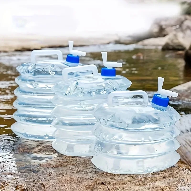 5L-15L Collapsible foldable bottle Container Water Storage Bottle Bucket Pail Water Bag water&juice dispenser Camping Outdoor