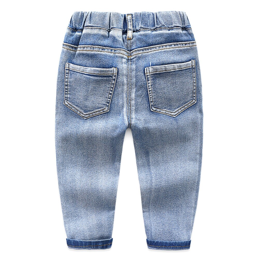 Kinderen 3 kleuren jeans lente & zomer stijl denim broek katoenen broeken voor baby jongens & meisjes, kinderkleding 2-7y