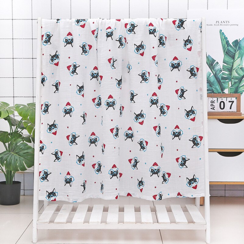 120cm*110cm baby filt muslin lindar babyhanddukar bomull filt baby muslin filt 120 muslin blöja blöja vård
