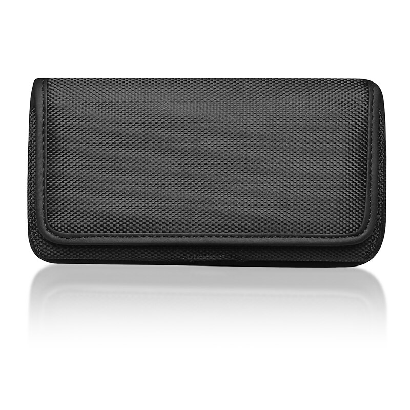 Saco do telefone móvel saco da cintura para o iphone xiaomi samsung huawei 3.5-6.3 polegada bolsa caso cinto clipe coldre oxford pano saco da aleta capa