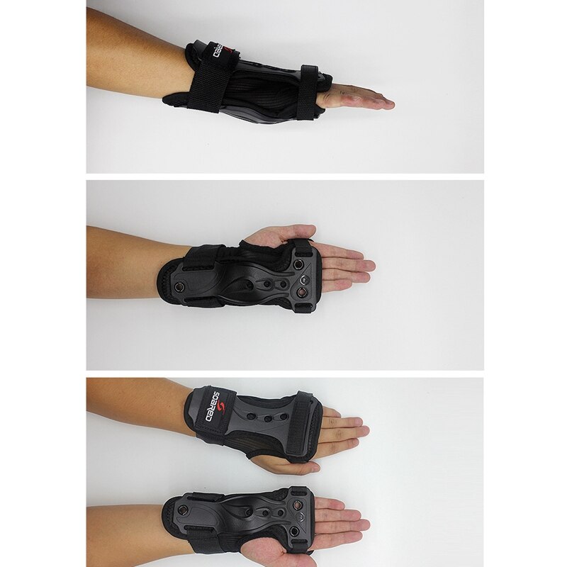 Steeg 1 Paar Verstelbare Snowboarden Handschoenen Polssteun Schaatsen Palm Care Kaphandschoenen Beschermende Kleding Ski Guard Pad Brace
