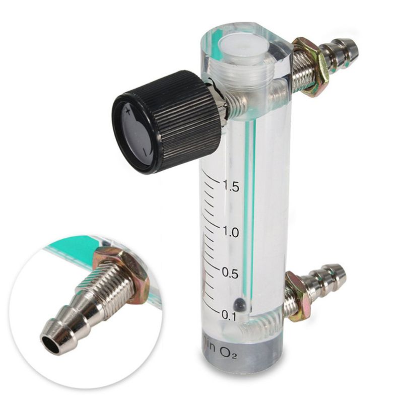 0-1.5 lpm 1.5l ilt flowmeter flowmeter med reguleringsventil til oxygen luft gas