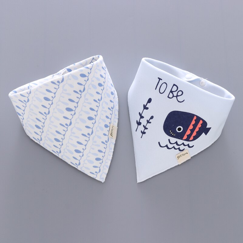 Baby Boy feeding Bibs Cotton Soft Burp Cloth for Infant Girl Flamingo Triangle Bib Children Bandana Bibs 2 Pieces/lot: CZJ004E