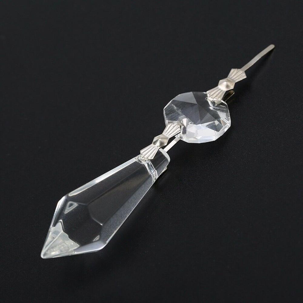 Camal 10 stk krystalklar 38mm lysekrone prismer pendler dele perler hængende lampe belysning del boligindretning gør det selv