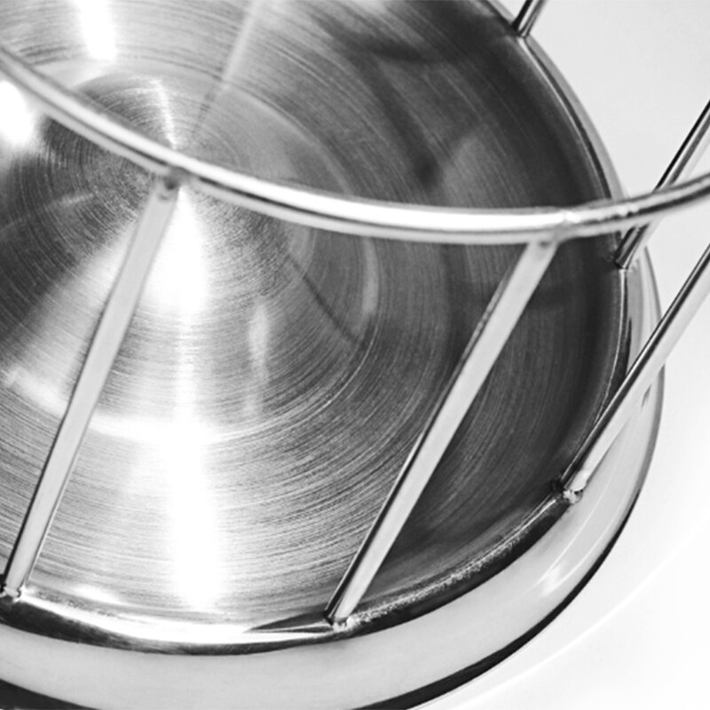 Stainless Steel Reptile Food Bowl Pet Tortoise Lizard Feeder Tray Reptil Drinking Food Water Bowl Dish Feeder Tool