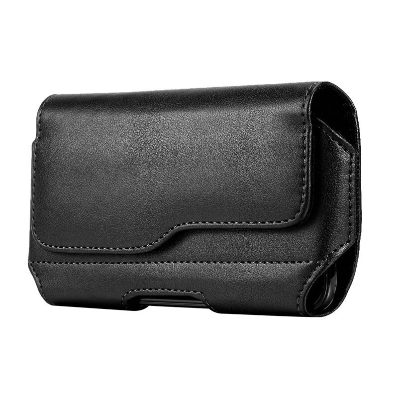 Universele telefoontas, riemclip en hoesje voor vivo  y20i y30 y11 y12 y15 y17 y19 y50 y51 y71 y81 y91 flipcase van leer: 3.5 inch -4.0 inch