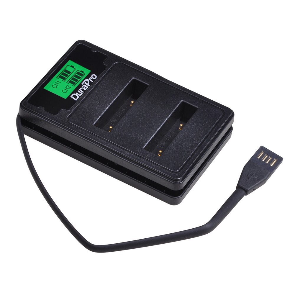Batterie ENEL5 EN EL5 1200mAh avec double chargeur LCD, pour Nikon EN-EL5 Coolpix P90 P80 P530 P520 P510 P100 P500 P5000 P5100 P6000