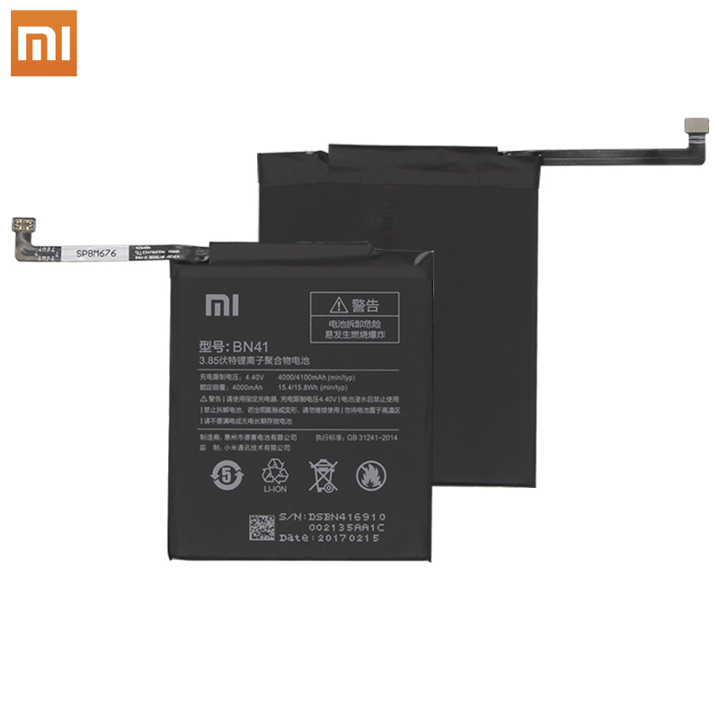 Xiao Mi BN41 Original Telefon Batterie Für Xiaomi Redmi Hinweis 4 4X 3 Pro 3S 3X 4X Mi 5 BN43 BM22 BM46 BM47 Ersatz batterien