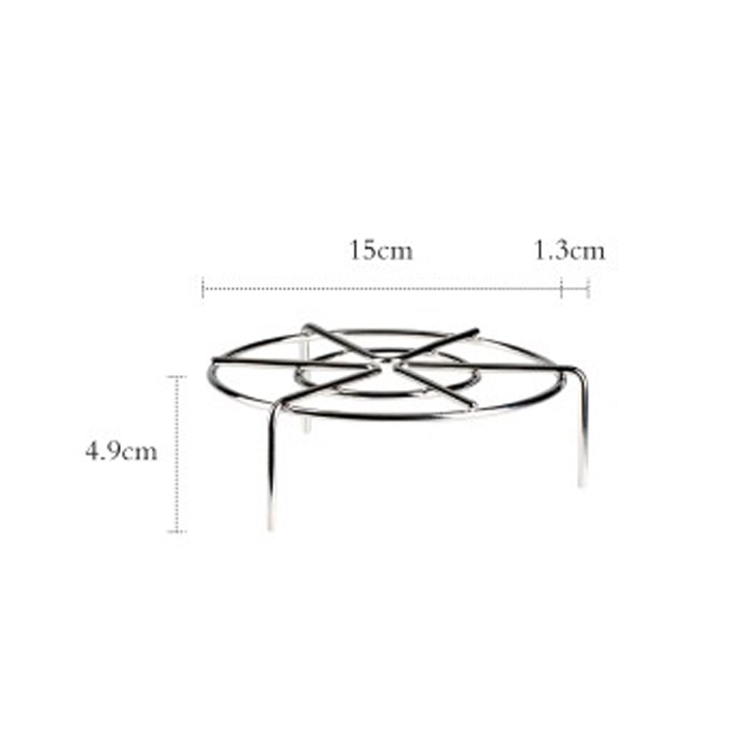 Steaming Rack Stand Steam Rack Steamer Basket Pressure Cooker Cookware: 15x4.9cm