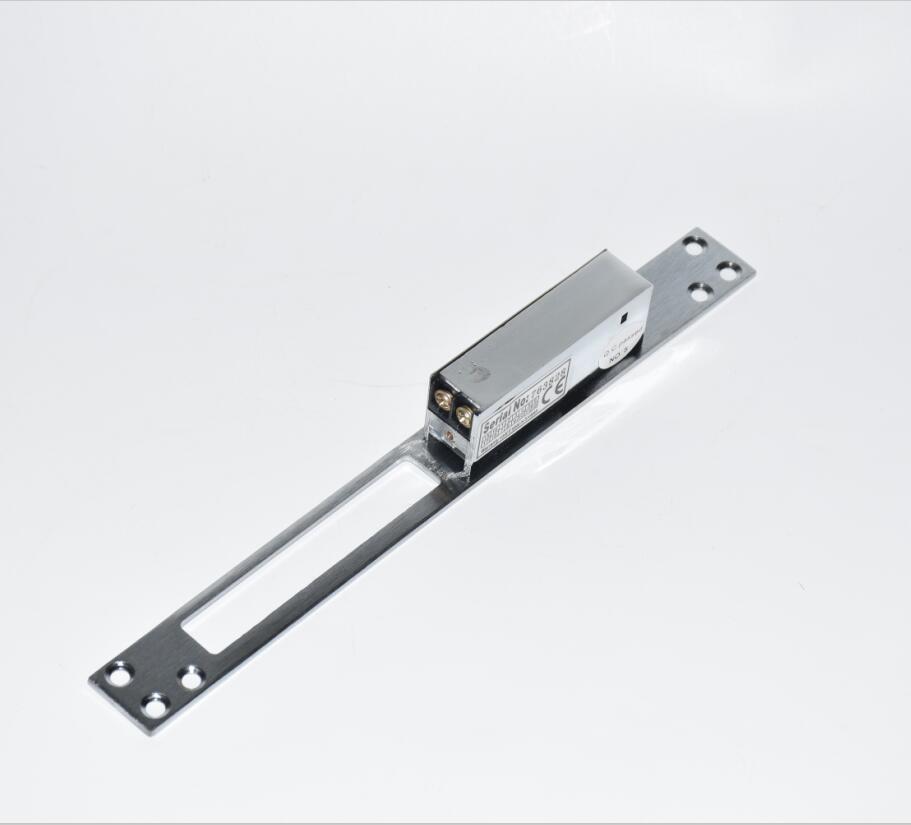 Long Narrow Plate EU Door Gate Lock Electric Strike Fail safe/Fail secure adjustable for access control