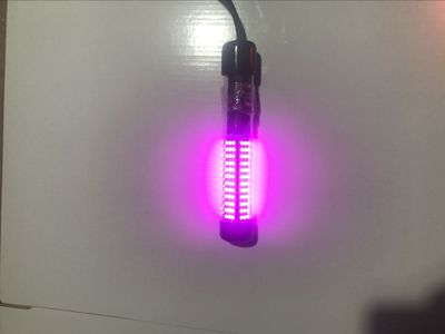 25w 5m led onderwater vislamp diep onder water vislokmiddel aaszoeker lamp inktvis aantrekkend 12v nachtvislamp: 25w paars