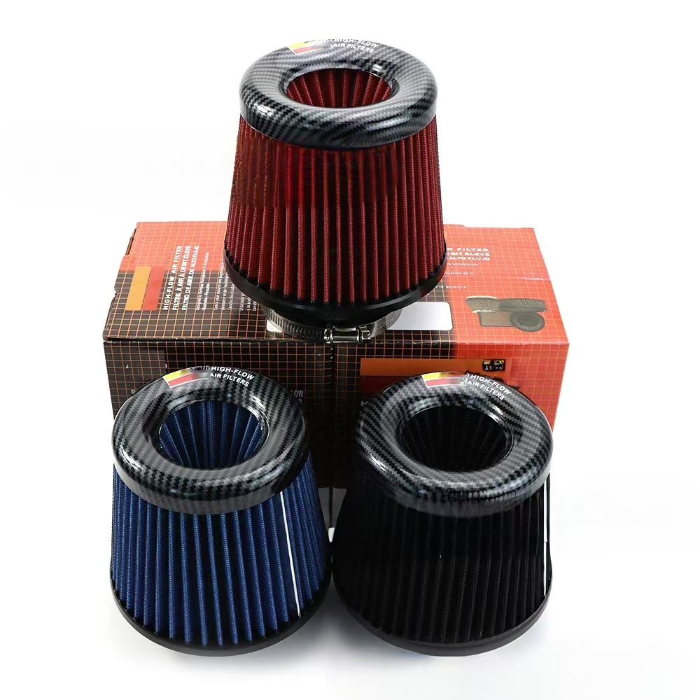 Air filter kn 3 inches 76mm universal high flow mushroom head car motorcycle car motorcycle,intake air filter