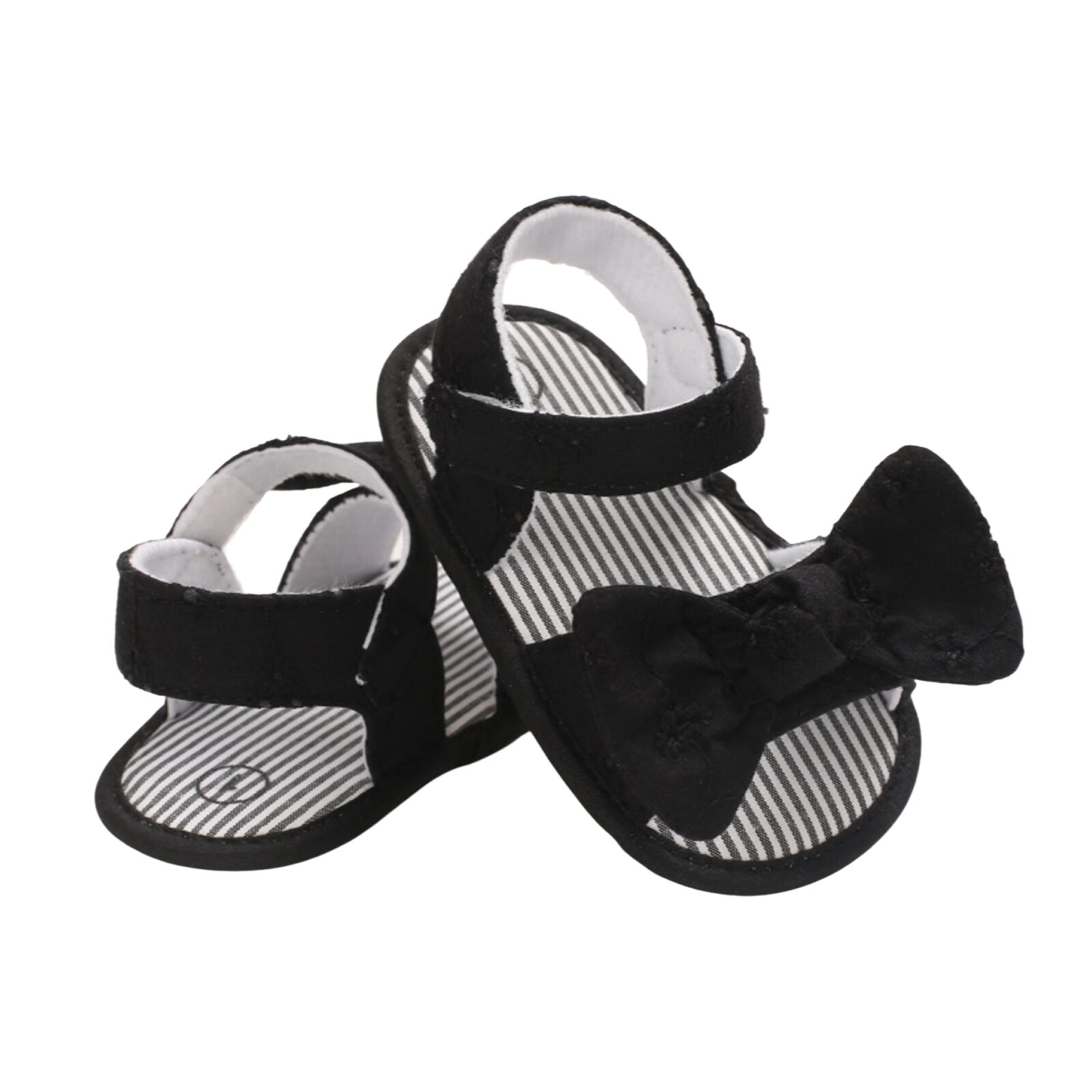 2021 sandali per bambina estivi traspiranti adorabili bambini stile dolce decorazione con fiocco scarpe con suola morbida Prewalker antiscivolo per neonati