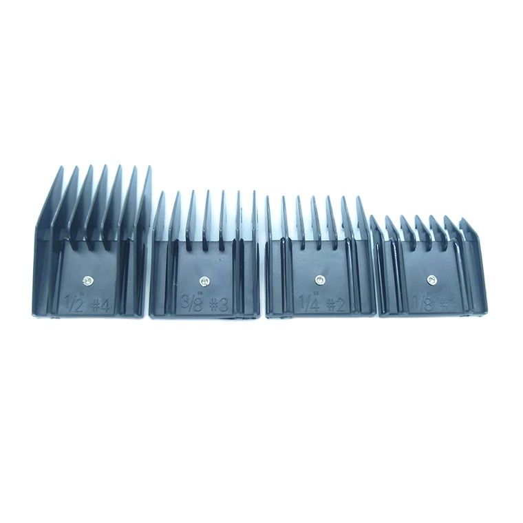 Guide de fixation de lame de tondeuse pour animaux de compagnie, peigne de taille Standard adapté à la lame Oster A5, 4 pièces/ensemble
