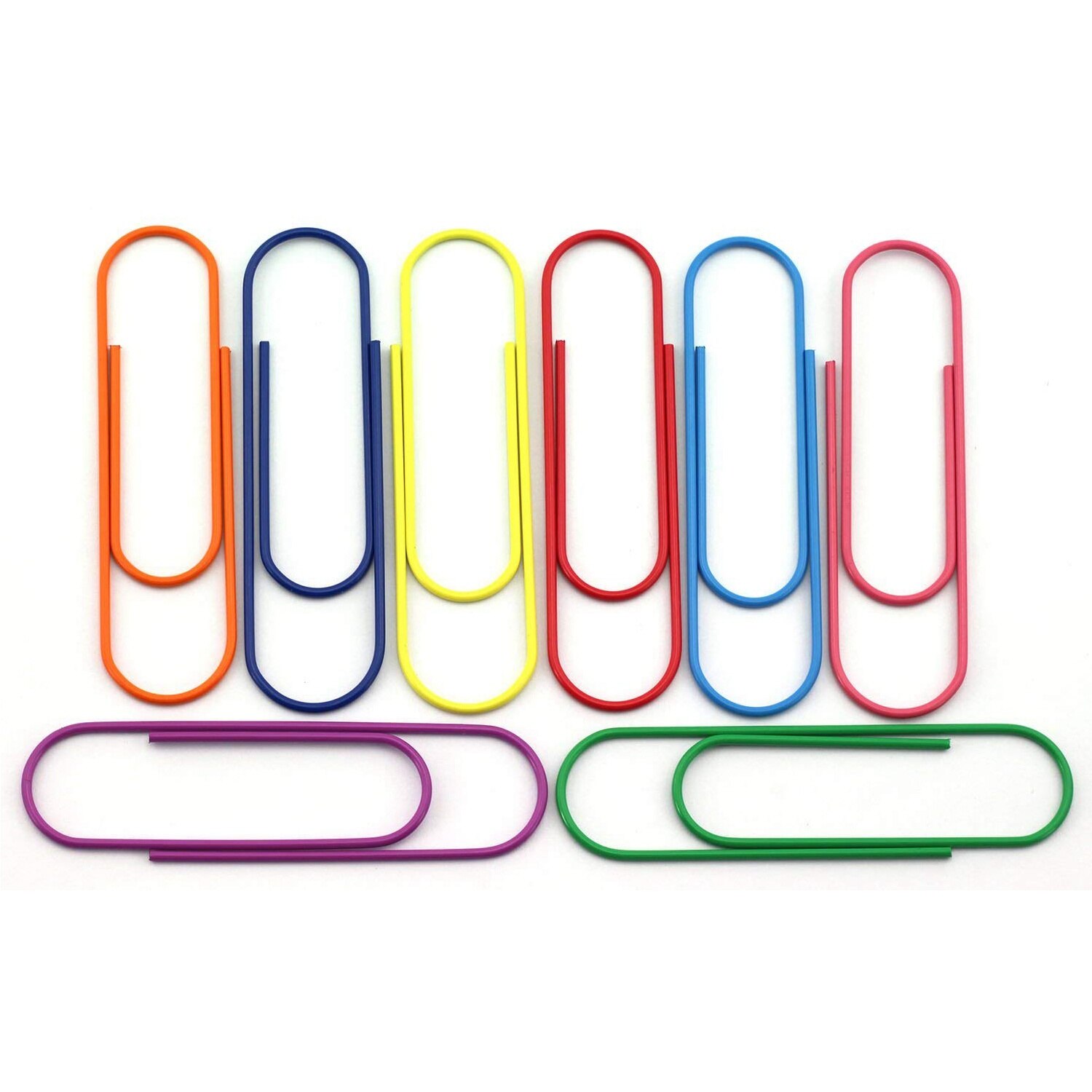 40 Pack 4 Inches Mega Large Paper Clips - 100Mm Office Supply Accessories Cute Paper Needle Multicolor Bookmark.