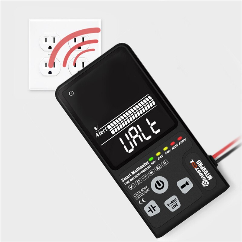 Digital Multimeter True RMS 9999 Counts Digital Multimeter Ultra-large EBTN LCD Screen 3-Line Display Fully Auto-Range DMM