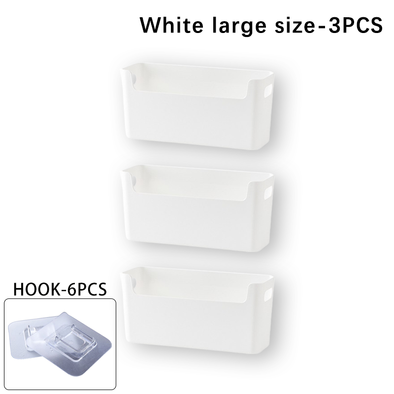 Organisateur de porte d'armoire, boîte de rangement de bureau multifonctionnelle, organisateur mural sans poinçon, organisateur de chaussettes de sous-vêtements, étagère de rangement à domicile