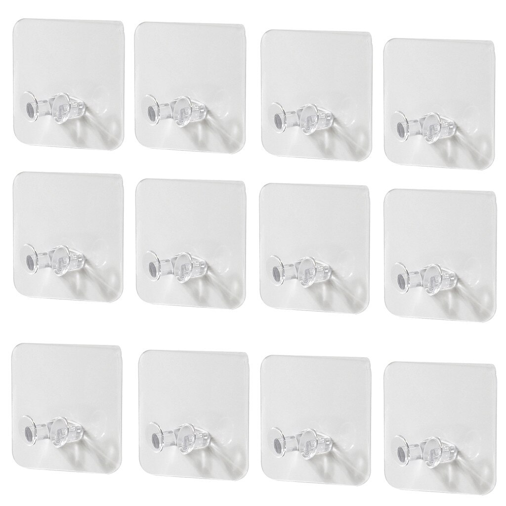 4/6/8/12PCS Multi-Purpose No Trace Wall Mount Hook Power Plug Socket Holder Wall Adhesive For Hanger kitchen Bathroom plug holde
