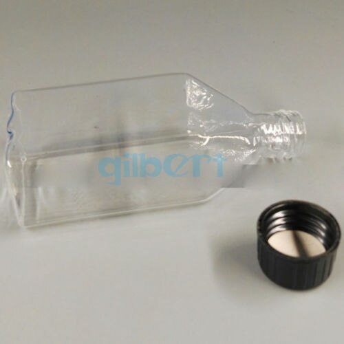 10ml Cell Culture Flask Tilted With Screw Cap Sample Bottle Laborary Glass Ware