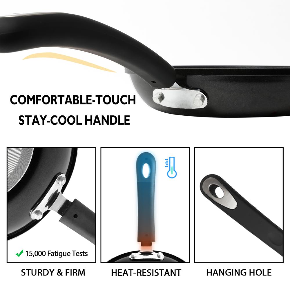 COOKER KING Classic Frying Pan, 20CM, Nonstick Pan, Saucepan, Kitchen Cookware, Induction Cooker for Steak Egg, Dishwasher Safe